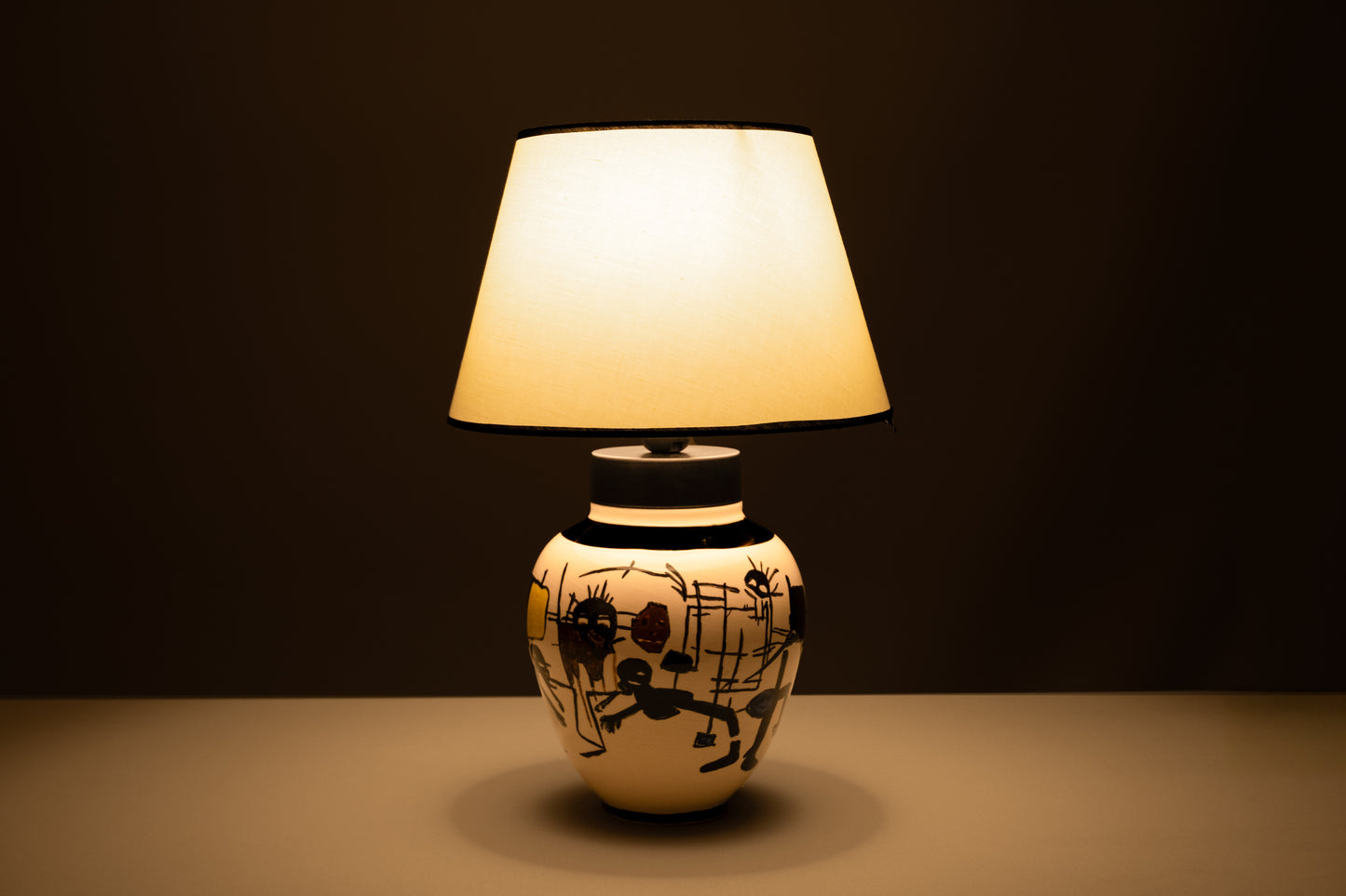 Popublic Kabile Beige | Seramik Abajur
